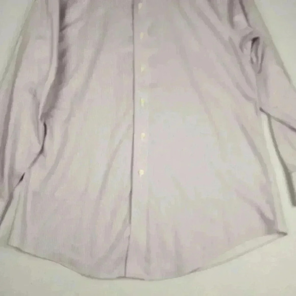 Brooks Brothers Mens Regent Dress Shirt Sz 16 4-5 Non Iron Red Blue Pinstripe - Picture 9 of 16